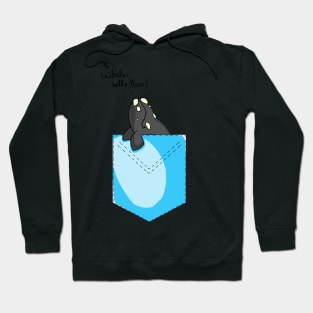 Whale in your pocket - Southern Right Whale Hoodie